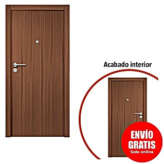 Solid Elements Puerta de entrada interior (82,5 x 203 cm, Derecha, Sapelly, Semiblindada)