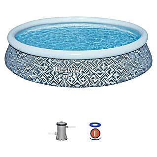 Bestway Bazen Quick-Up Fast Set (Ø x V: 396 x 84 cm, Plava, 7.340 l)