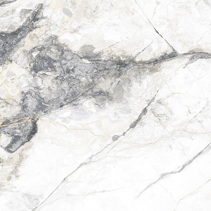 Granitogresne ploščice Marble Visage  (60 x 120 cm, Bela/Siva, Sijaj) | 4240 - Natursteinoptik | EAFA - Bodenfliesen | EAF - Fliesen | EA - Fliesen | E - Fliesen | BAUHAUS