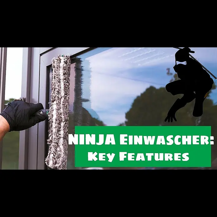 Unger ErgoTec Glasreinigungs-Set Ninja 4in1 Advanced Kid - 4 -tlg. - ErgoTec Ninja Einwascher: Der beste Einwascher fr Glas- und Gebudereiniger