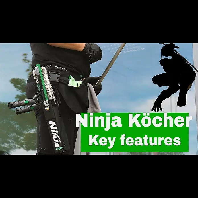 Unger ErgoTec Glasreinigungs-Set Ninja 4in1 Advanced Kid4 -tlg. - ErgoTec Ninja BOAB: Der beste Kcher fr die Glasreinigung