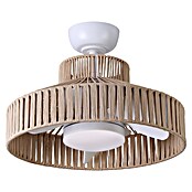 Sulion Ventilador de techo Windsor (Marrón, 51 cm, 18 W, Blanco cálido) | BAUHAUS