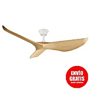 Sulion Ventilador de techo Python M (Blanco/Madera, 126 cm, 43 W) | BAUHAUS