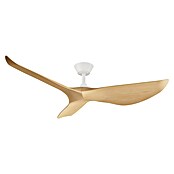 Sulion Ventilador de techo Python M (Blanco/Madera, 126 cm, 43 W) | BAUHAUS