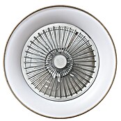 Sulion Ventilador de techo Indri (Negro, 53 cm, 38 W, Blanco cálido) | BAUHAUS