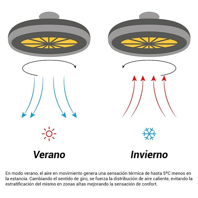 Sulion Ventilador de techo Indri (Negro, 53 cm, 38 W, Blanco cálido) | BAUHAUS