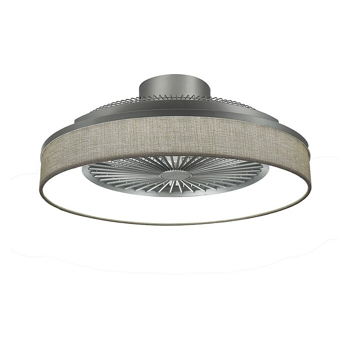 Sulion Ventilador de techo Indri (Negro, 53 cm, 38 W, Blanco cálido) | BAUHAUS