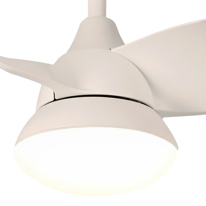 Sulion Ventilador de techo Sandra (Blanco, 50 cm, 24 W, Blanco cálido) | BAUHAUS