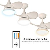 Sulion Ventilador de techo Sandra (Blanco, 50 cm, 24 W, Blanco cálido) | BAUHAUS