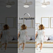 Sulion Ventilador de techo Sandra (Blanco, 50 cm, 24 W, Blanco cálido) | BAUHAUS