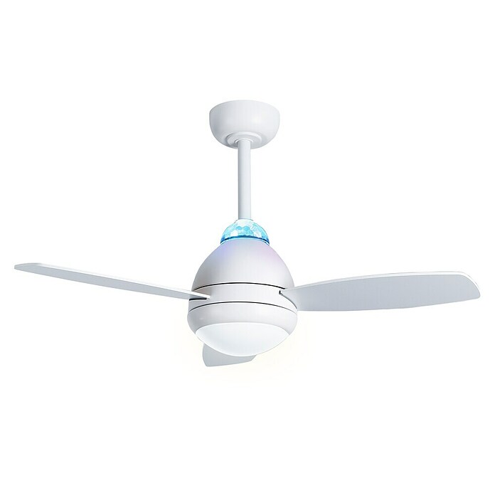 Sulion Ventilador de techo Luca (Blanco, 97 cm, 24 W, RGB) | BAUHAUS