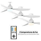 Sulion Ventilador de techo Nina (Blanco, 132 cm, 24 W, Blanco cálido) | BAUHAUS