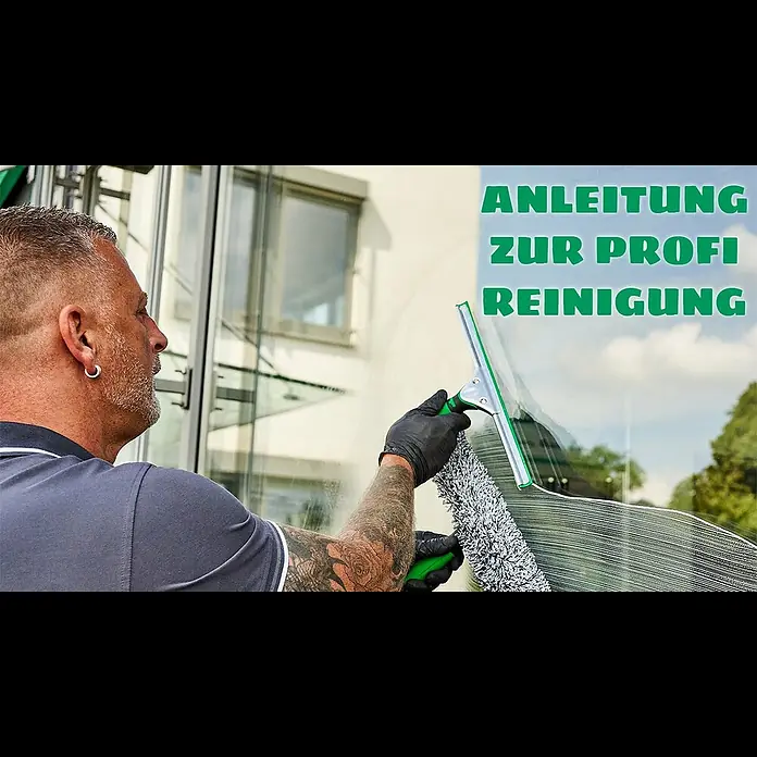 Unger ErgoTec Glasreinigungs-Set 2in1 Starterset - 2 -tlg. - Anleitung zur Fensterreinigung mit Einwascher und Fensterwischer! Fenster putzen wie ein Profi!