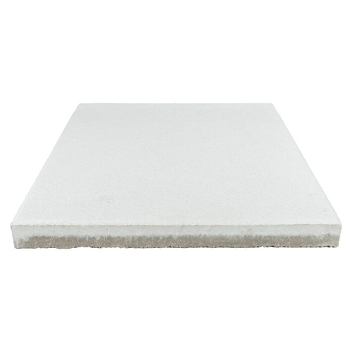 Seesteiner Terrassenplatte (40 x 40 x 3,8 cm, Weiß, Beton) | BAUHAUS
