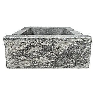 Seesteiner Pflanzstein Felsino (L x B x H: 40 x 28 x 15 cm, Grau, Stein)