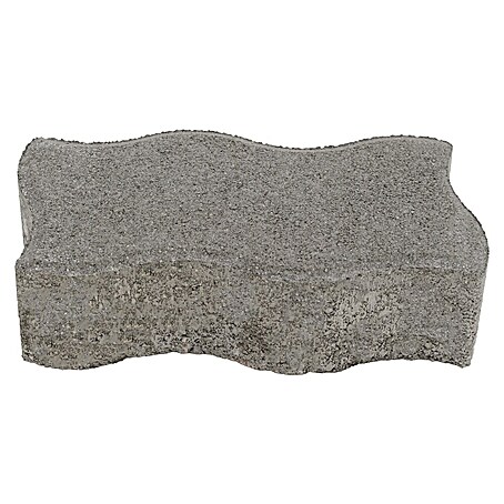 Seesteiner Pflasterstein Wellenverbund (Grau, L x B x S: 22,2 x 11,1 x 5 cm, Gebogen)