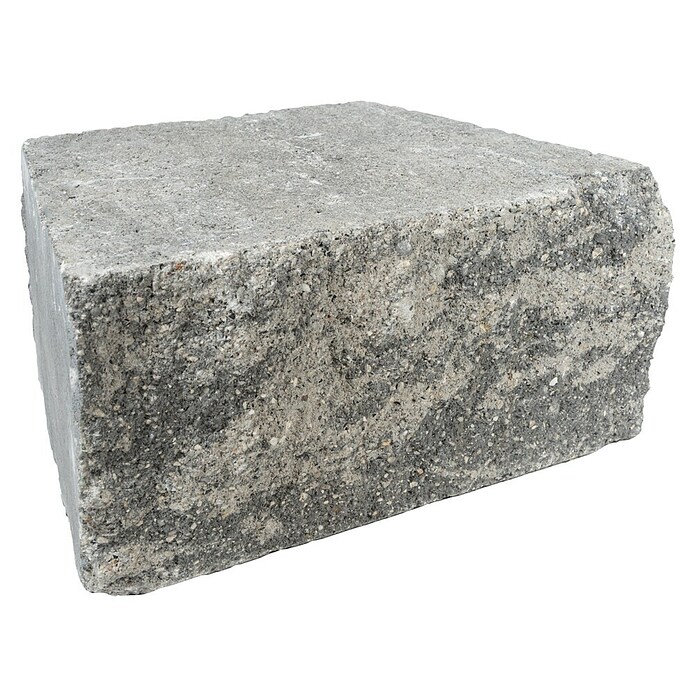 Seesteiner Mauerstein Karo Felsino (Anthrazit, L x B x H: 30 x 20 x 14 cm, Beton)