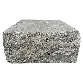 Seesteiner Mauerstein Karo Felsino ((L x B x H): 30 - 20 x 20 x 14 cm, Anthrazit, Beton)