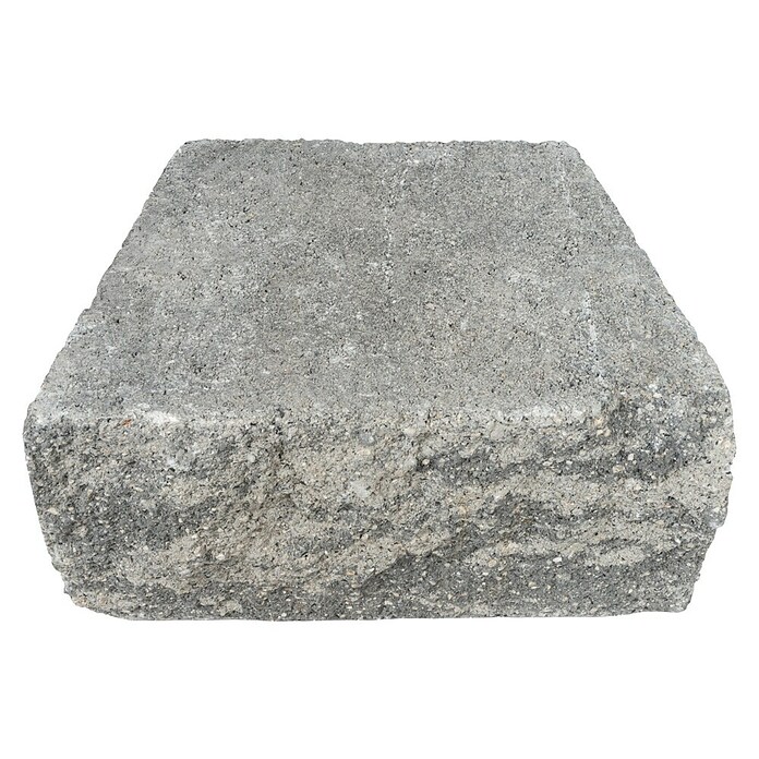 Seesteiner Mauerstein Karo Felsino (Anthrazit, L x B x H: 30 x 20 x 14 cm, Beton)