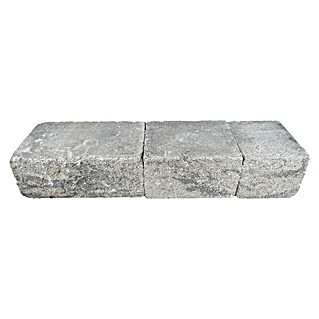 Seesteiner Mauerstein Quadro Felsino (Anthrazit, Beton, 3 Stk.)