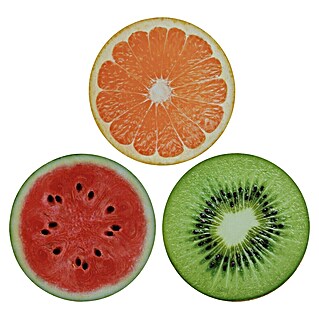 Mantel individual Sandía/Naranja/Kiwi (Diámetro: 38 cm, Colores surtidos)