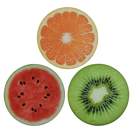 Mantel individual Sandía/Naranja/Kiwi