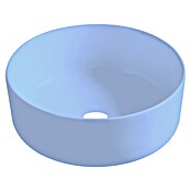 Best Design Waskom Luzz Mat lichtblauw (Mat lichtblauw, Diameter: 40 cm, Kraangat: Midden) | BAUHAUS