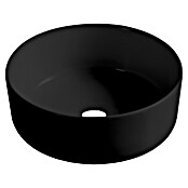 Best Design Waskom Luzz Mat zwart (Mat zwart, Diameter: 40 cm, Kraangat: Midden) | BAUHAUS