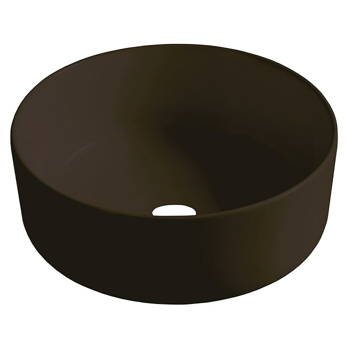 Best Design Waskom Luzz Mat bruin (Mat bruin, Diameter: 40 cm, Kraangat: Midden) | BAUHAUS
