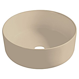 Best Design Waskom Luzz Mat khaki (Mat Khaki, Diameter: 40 cm, Kraangat: Midden)