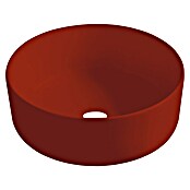 Best Design Waskom Luzz Mat donkerrood (Mat rood, Diameter: 40 cm, Kraangat: Midden) | BAUHAUS