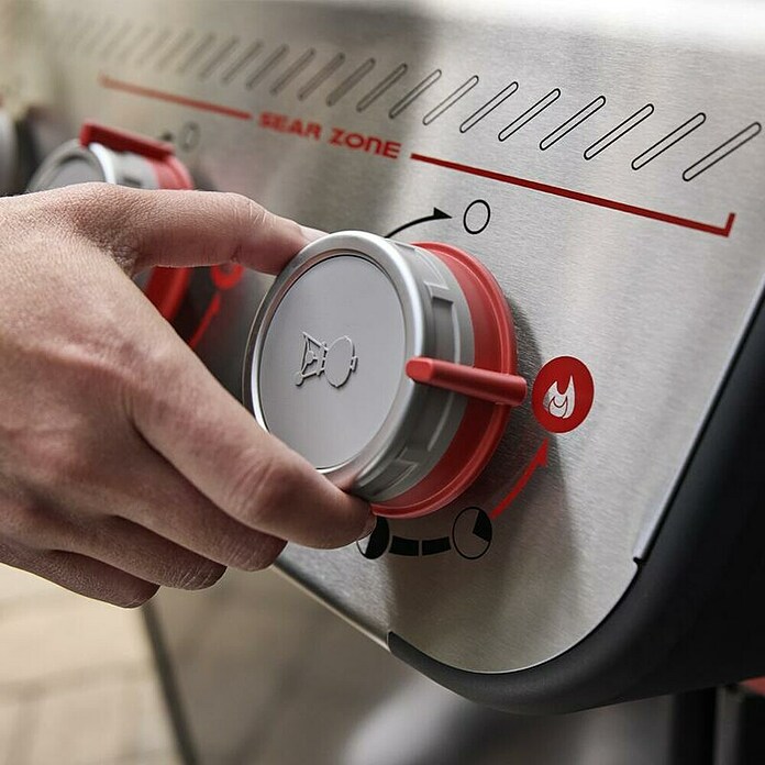 Weber Spirit Plinski roštilj E-425  (Površina za pečenje (Š x D): 61 x 45 cm, 10,26 kW, Broj plamenika: 4 Kom.) | BAUHAUS