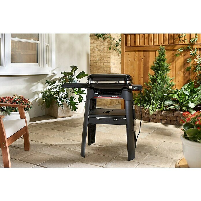Weber Električni žar s stojalom Lumin 2000 Smart  (Površina za peko (Š x G): 50 x 34 cm, 2,2 kW) | Električni žari | Žari | Vrt in prosti čas | Izdelki | BAUHAUS