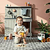 Muddy Buddy Matschküche Mud Expert (80 x 40 x 90 cm, Holz, Warmgrau) | BAUHAUS