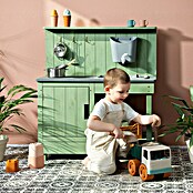 Muddy Buddy Cocina infantil Mud Expert (80 x 40 x 90 cm, Madera, Verde) | BAUHAUS