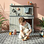 Muddy Buddy Matschküche Mud Expert (80 x 40 x 90 cm, Holz, Warmgrau) | BAUHAUS