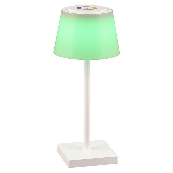 Reality Leuchten LED-Tischleuchte Sanchez (L x B x H: 13 x 13 x 30 cm, Weiß) | BAUHAUS