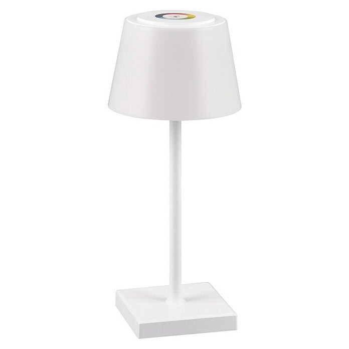 Reality Leuchten LED-Tischleuchte Sanchez (L x B x H: 13 x 13 x 30 cm, Weiß) | BAUHAUS