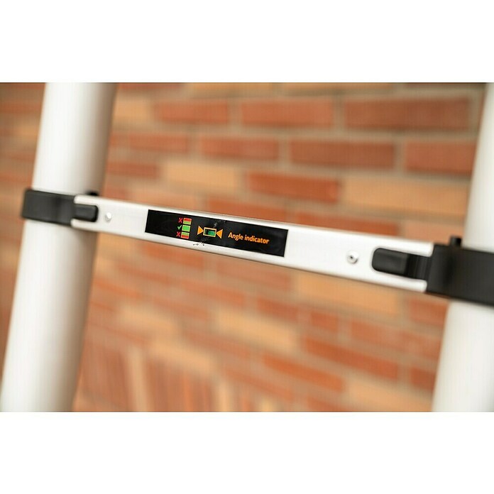 Batavia Escalera telescópica Giraffe Air (Número de peldaños: 14 ud., Altura de trabajo: 515 cm, Carga soportada: 150 kg, Aluminio) | BAUHAUS