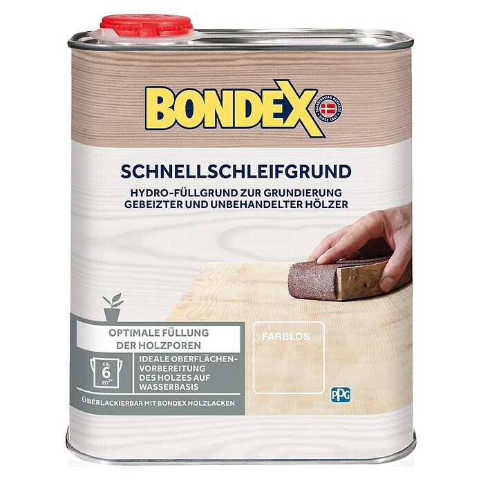 Bondex Temeljni premaz za brzo brušenje  (Bezbojno, 250 ml) | BAUHAUS