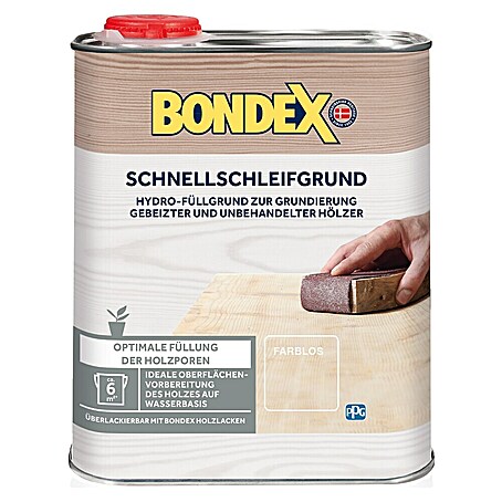 Bondex Schnellschleif-Grundierung (Farblos, 250 ml)