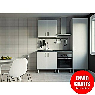 Top Element Cocina compacta (Ancho: 2 m, Sin electrodomésticos, Blanco, 4 pzs.)