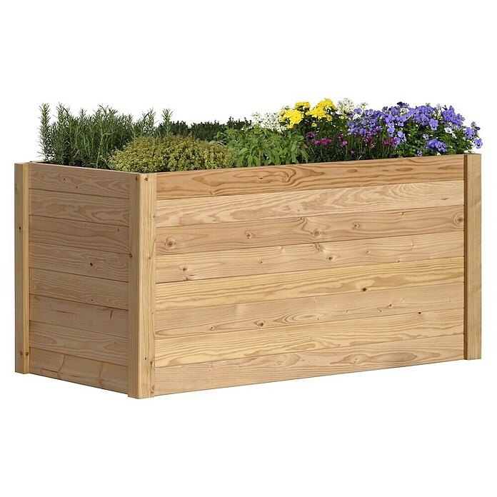 Dobar Hochbeet Douglasie (147 x 80 x 76 cm, Holz, Natur) | BAUHAUS