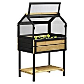 Dobar Hochbeet 4 Jahreszeiten (76 x 48 x 118 cm, Holz, Anthrazit/Natur) | BAUHAUS