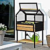 Dobar Hochbeet 4 Jahreszeiten (76 x 48 x 118 cm, Holz, Anthrazit/Natur) | BAUHAUS
