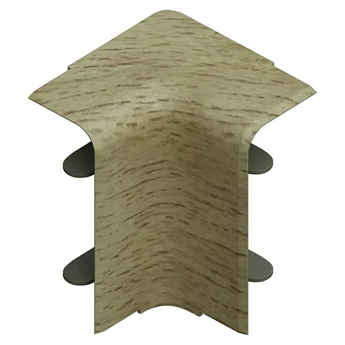 GGK Innenecke - Buche, Passend für: Sockelleistenkanal SL 20x50 - Das Holz-Innen Eckprofil für einen perfekten Übergang und eine stilvolle Akzentuierung Ihrer Inneneinrichtung.