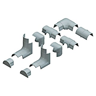 D-Line Kabelkanal-Zubehörkit (Weiß, Passend für: D-Line Kabelkanal 30 x 15 mm)