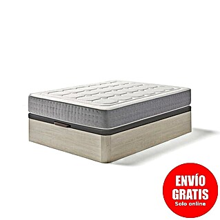 Unique Canapé Plus con colchón Supper (L x An x Al: 190 x 105 x 36 cm, Roble Ártico)