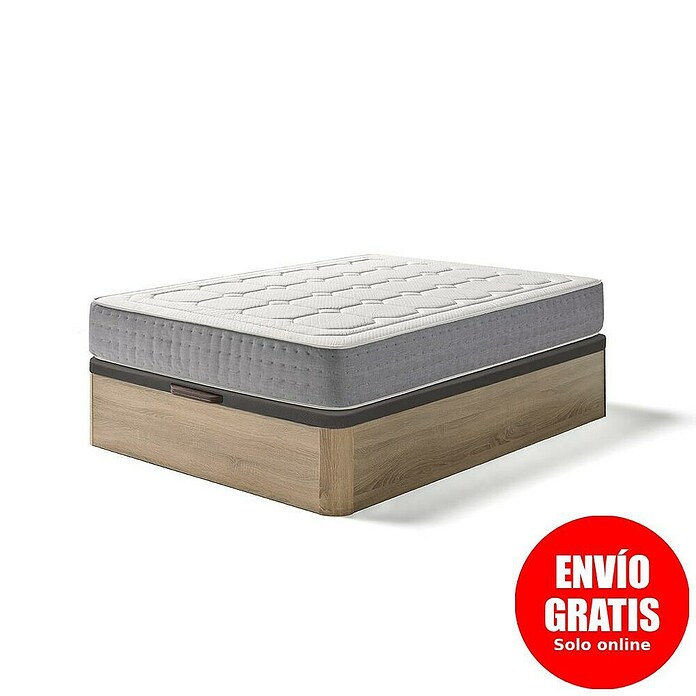 Unique Canapé Plus con colchón Supper (L x An x Al: 190 x 150 x 36 cm, Roble Cambrian) | BAUHAUS