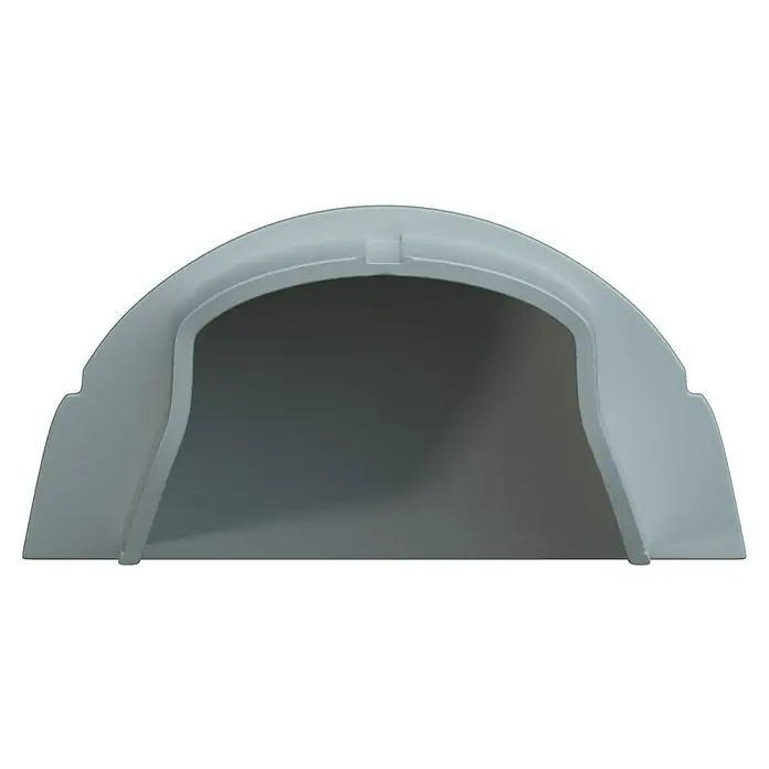 D-Line Kabelkanal-Zubehörkit - Weiß, Passend für: D-Line Kabelkanal 30 x 15 mm - Hier ist ein Innenansicht eines Kuhstalls, die eine sichere und komfortable Umgebung für Kälber bietet. Das graue Design fügt sich gut in jede Umgebung ein.